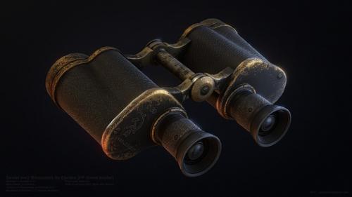 Low poly WW2 Binoculars preview image
